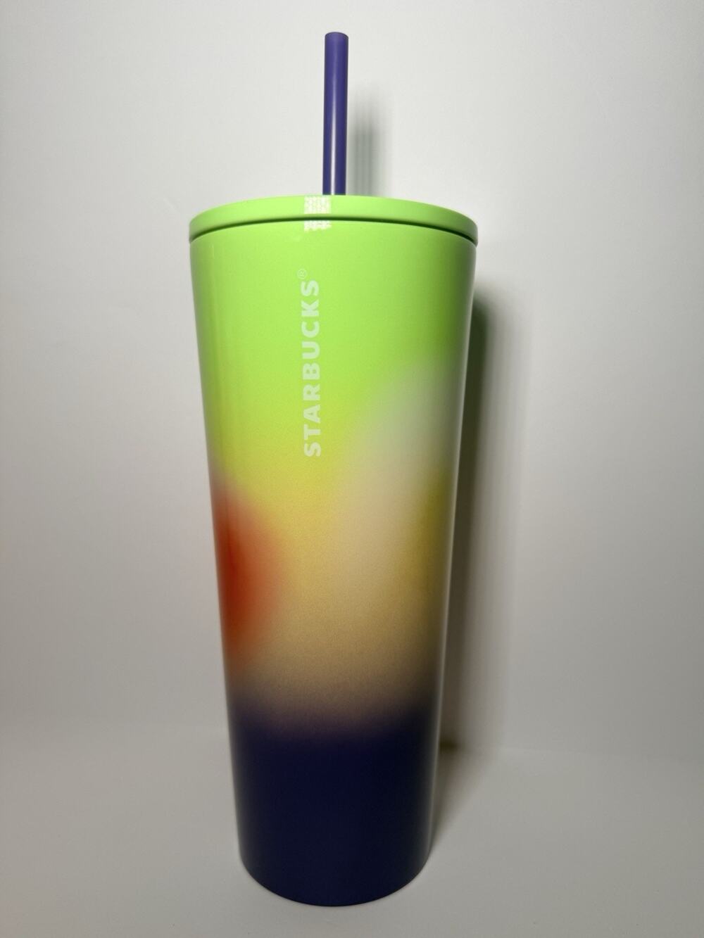 Starbucks Summer 2025 OMBRE PRISM GRADIENT 24oz Venti Cold Cup Tumbler BNWT